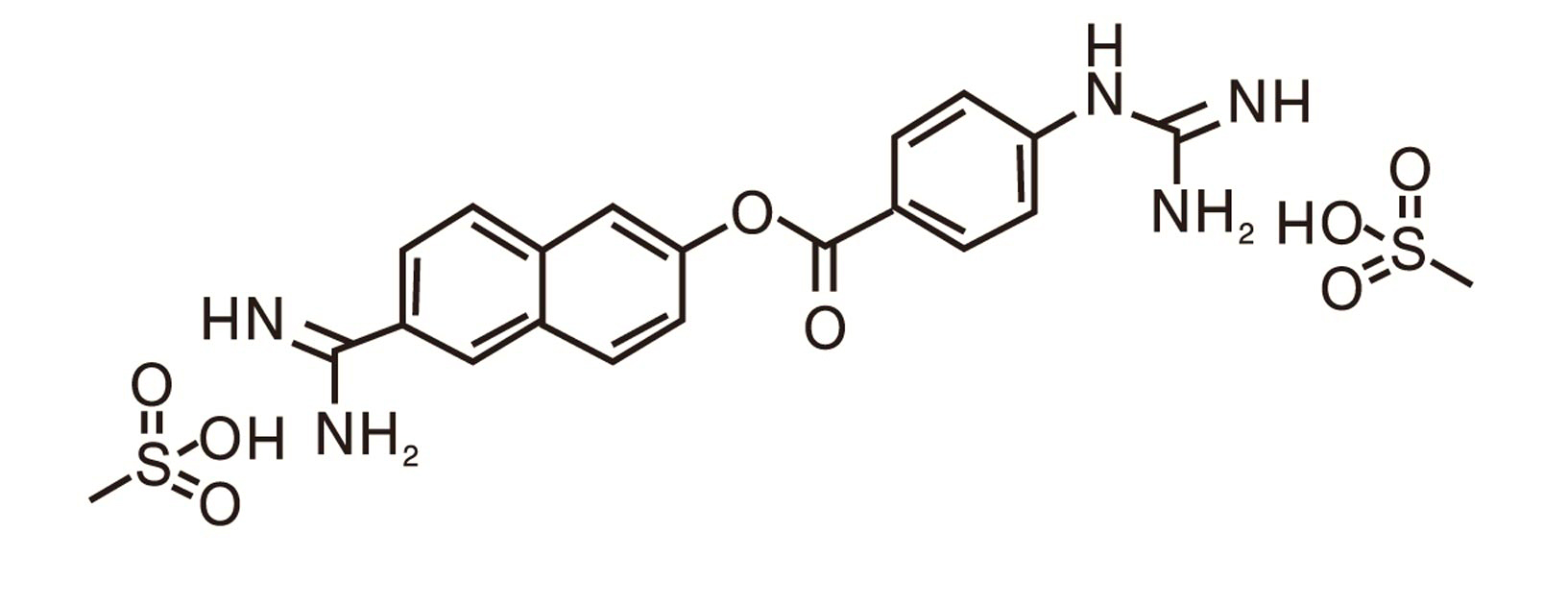 甲磺酸萘莫司他