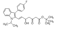 氟伐醇酮                                     (氟伐他汀钠)