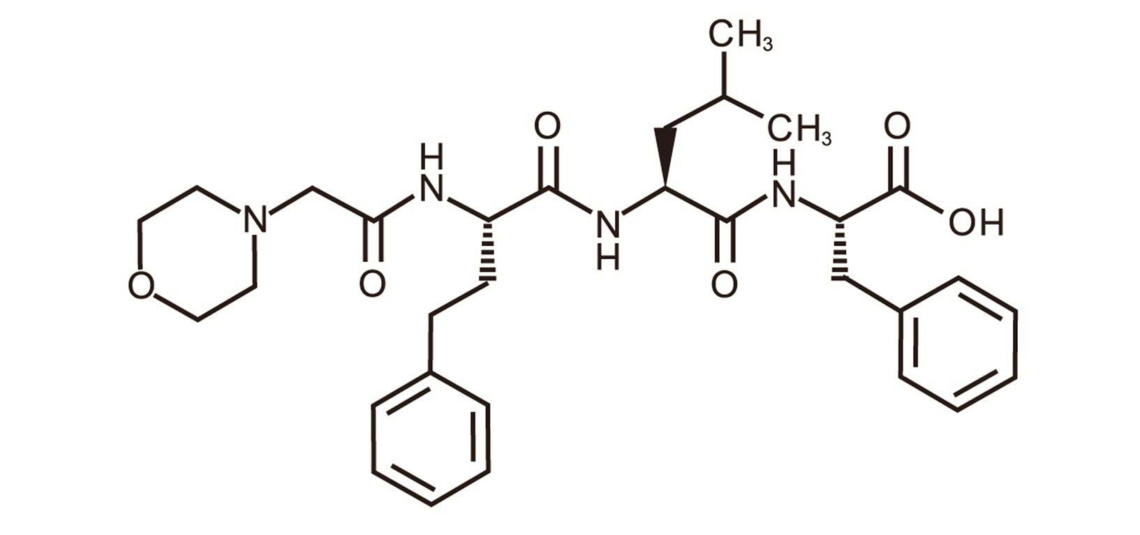 (S)-2- ((S)-4-甲基-2- ((S)-2-(2-吗啉代乙酰氨基)-4-苯基丁酰胺)戊酰胺)-3-苯基丙酸