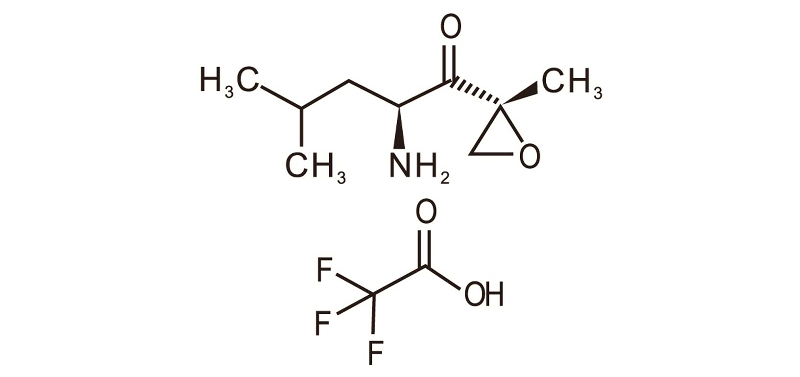 (S)-2-Amino-4-methyl-1-
((R)-2-methyloxiran-2-yl)
pentan-1-o